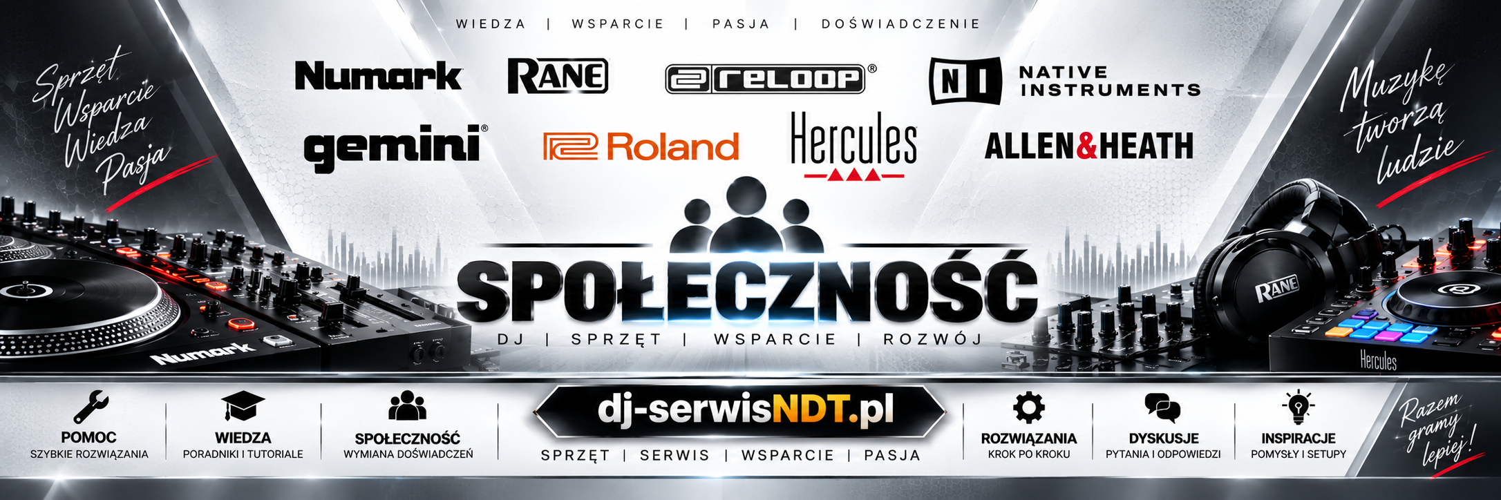 Społeczność DJ-Serwis NDT — Numark, Rane, Reloop, Native Instruments, Gemini, Roland, Hercules, Allen & Heath